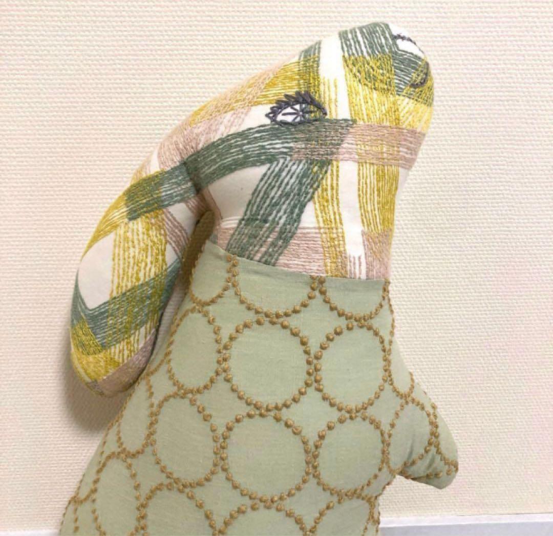 ミナペルホネンうさぎクッション minä perhonen タンバリン