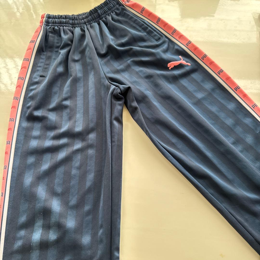 【人気カラー】PUMA プーマ　ジャージ　セットアップ　ピンク　ビックロゴ
