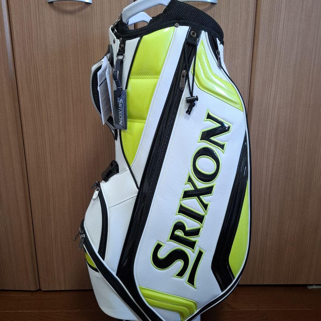 Srixon キャディバッグ ホワイト/イエロー