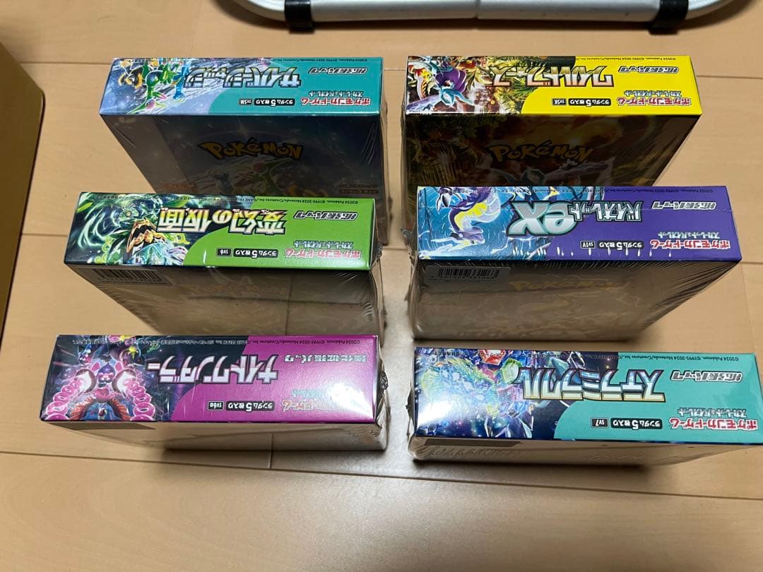 ポケモンカードゲーム シュリンク付き6BOXセット売り
