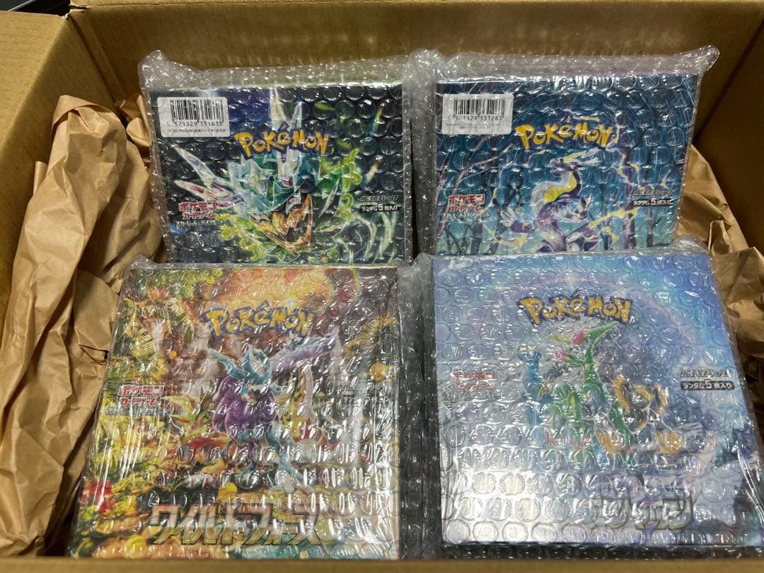 ポケモンカードゲーム シュリンク付き6BOXセット売り