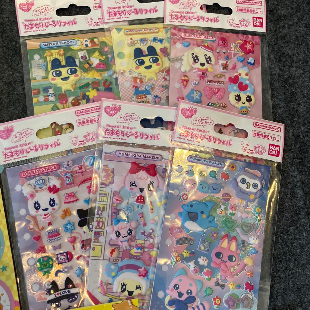 【たまごっち】Tamagotchi シールセット かわいいキャラクターまとめ売り