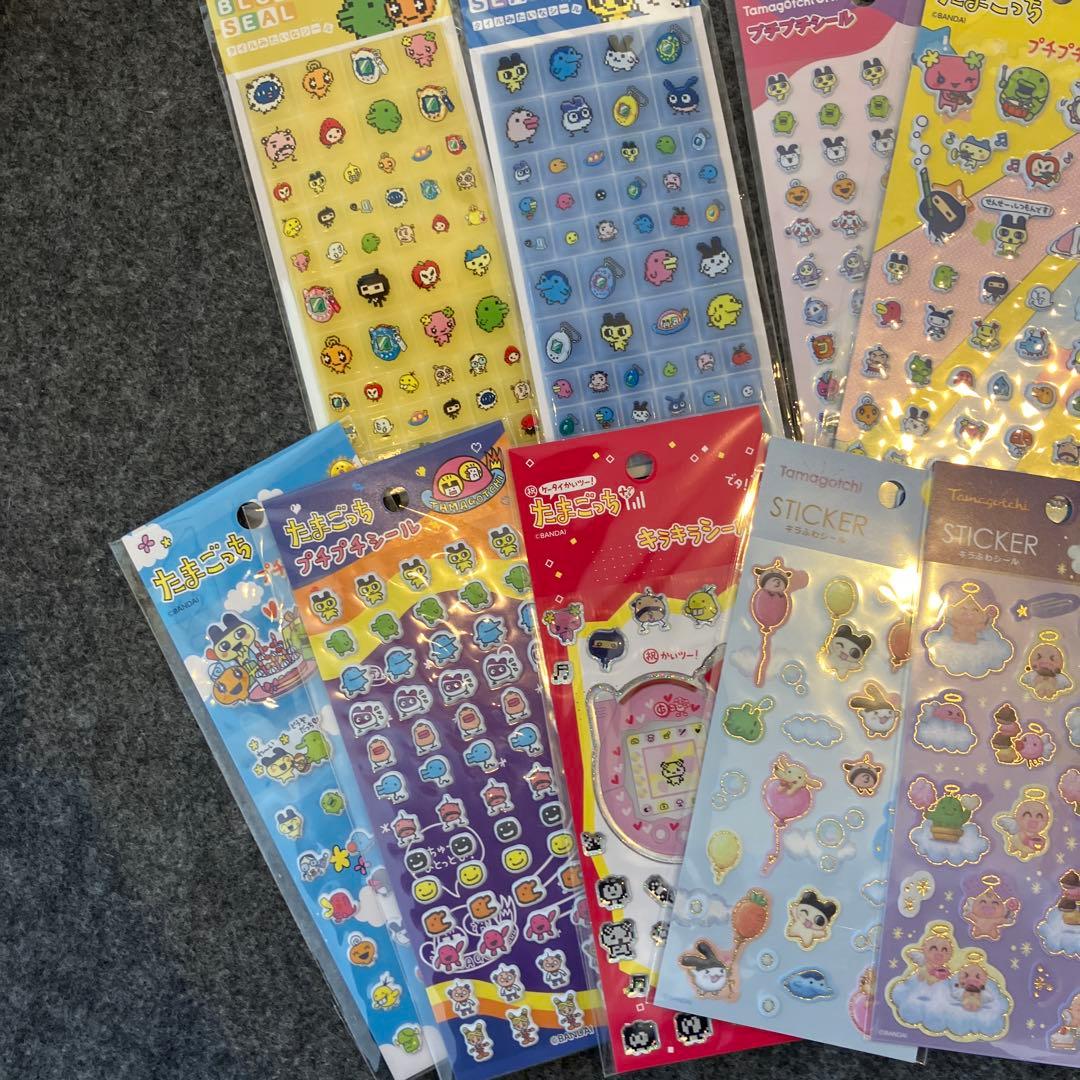 【たまごっち】Tamagotchi シールセット かわいいキャラクターまとめ売り