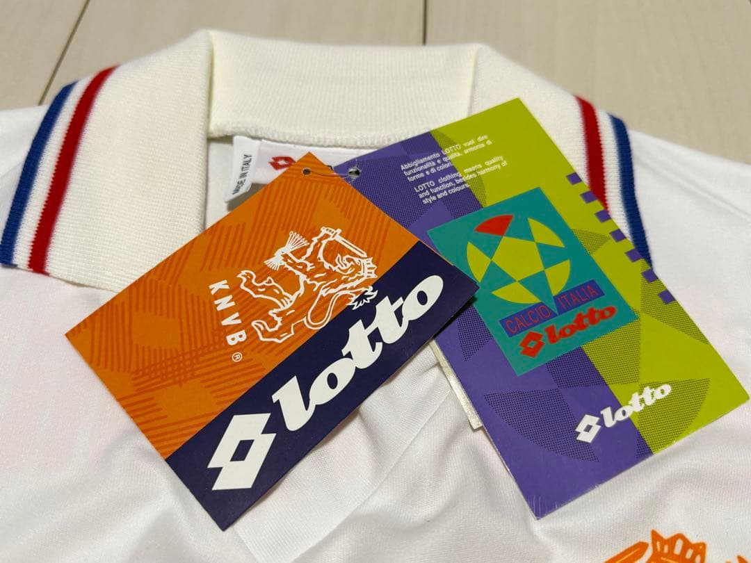 ロット　94 アメリカ　W杯　オランダ代表　ベルカンプ　アウェイ　ユニフォーム