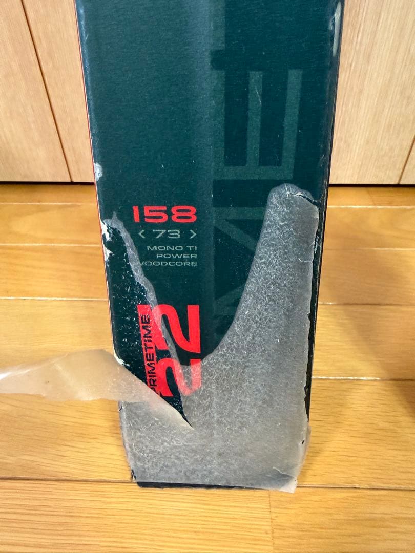 ELAN PRIMETIME 22 158cm ビンディング付 カービングスキー