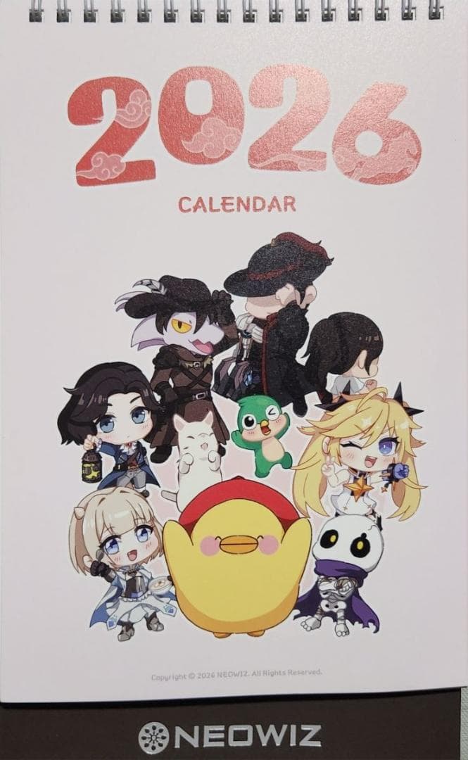 Neowiz Lies of P DJ MAX 公式カレンダーイベント 当選品