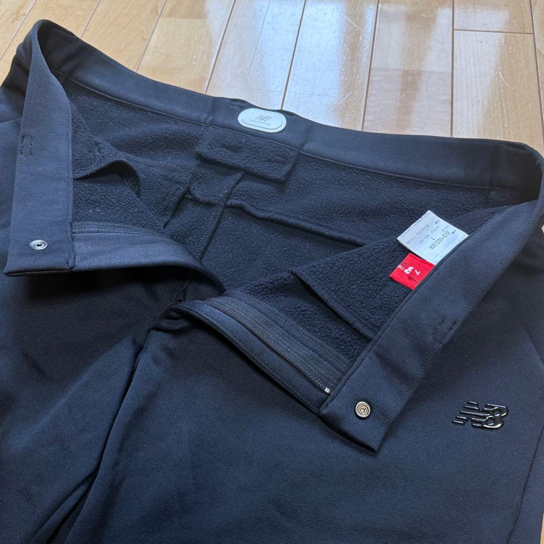 ニューバランスゴルフ ウェア 裏フリース ストレッチ パンツ 黒 希少サイズ 7