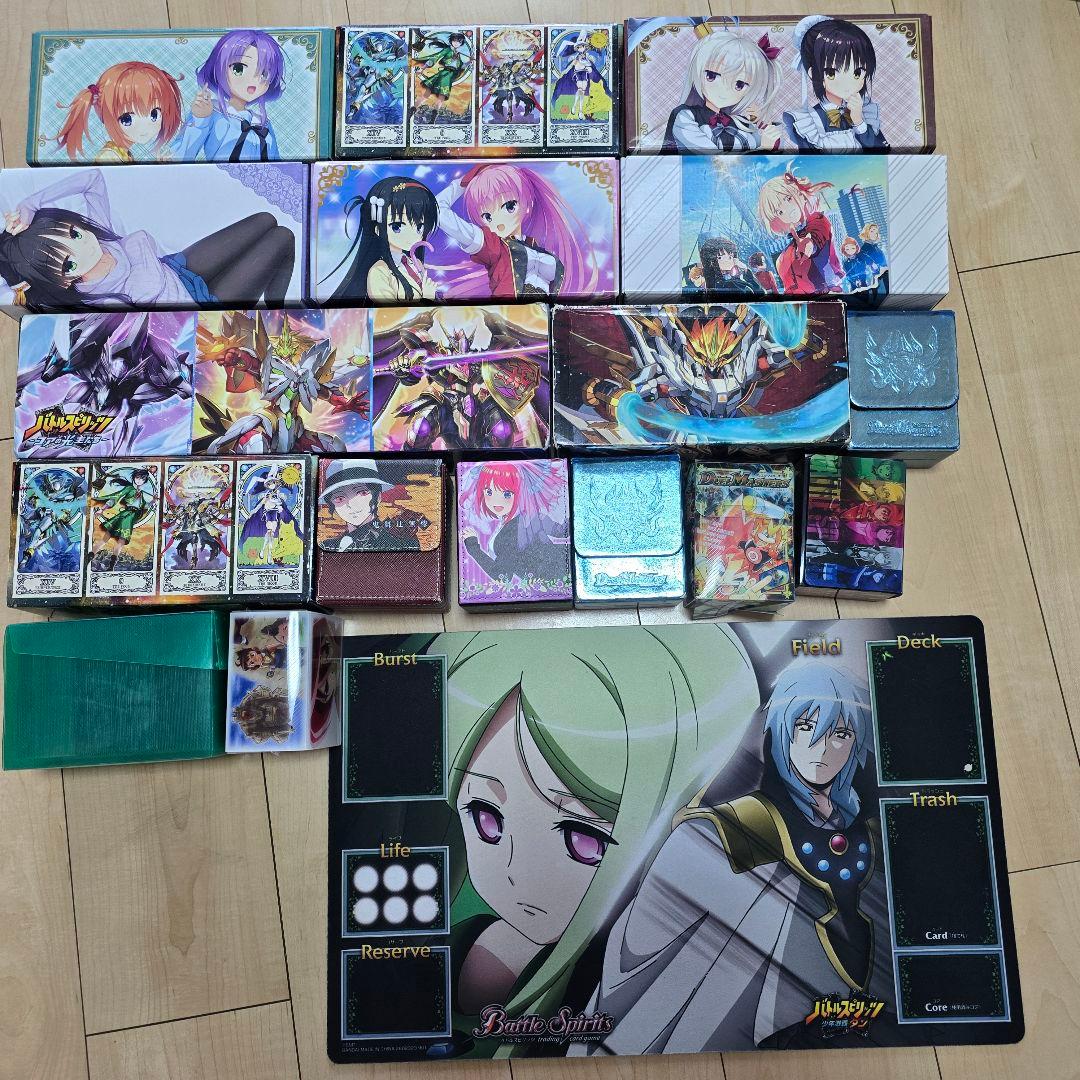 バトルスピリッツ　引退品(19デッキ+ストレージ、サプライ)