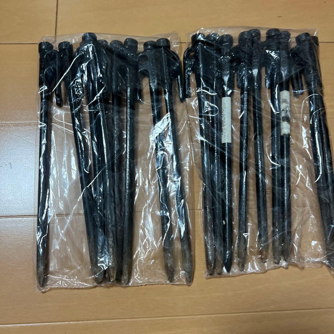 スノーピーク　ペグハンマー ソリッドステーク20ブラック18本