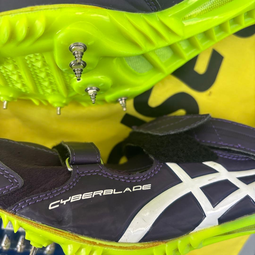 asics CYBERBLADE 陸上スパイク替ピン付き27cm