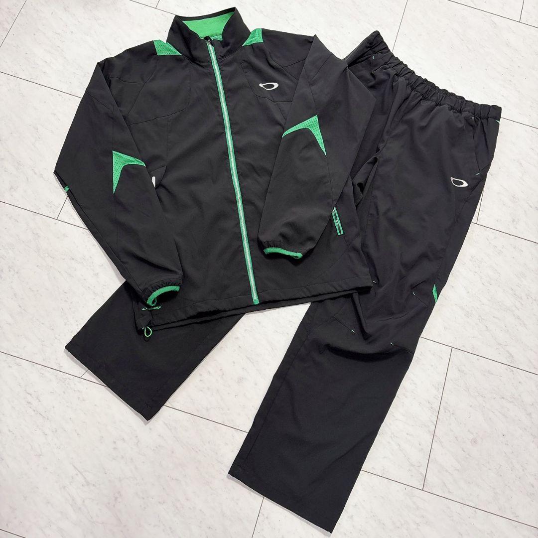 美品 OAKLEY オークリー ナイロン セットアップ 上下 XL