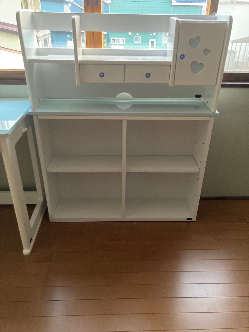 美品学習机　勉強机　小学生女の子　引き取り限定