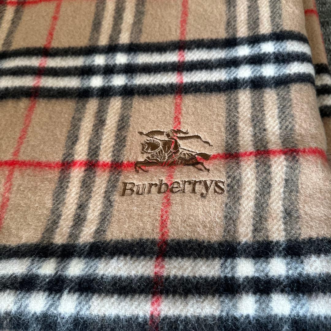 Burberrys 毛布 140×200cm ウール100% 西川　シングル