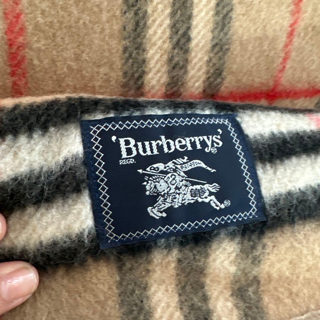 Burberrys 毛布 140×200cm ウール100% 西川　シングル