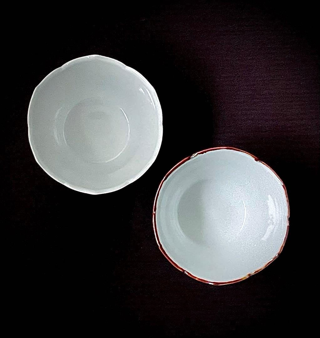 №８７３　天草•器峰窯　染付そば猪口　特注•特選品２客セット
