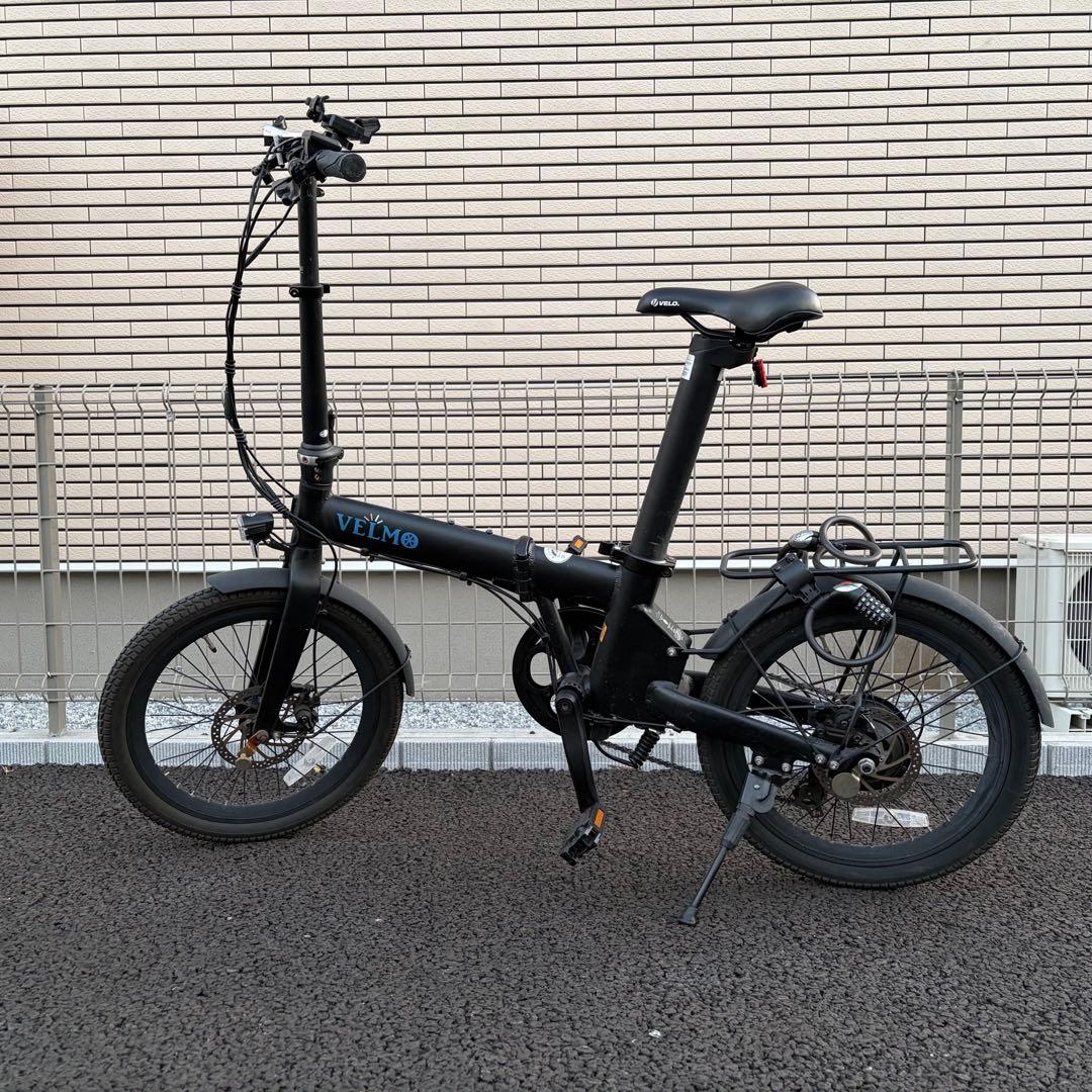 VELMO Q2 折りたたみ電動アシスト自転車 ブラック