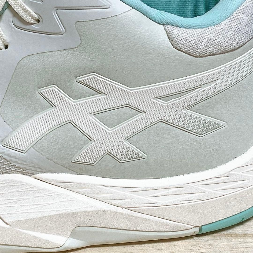 美品 asics UNPRE ARS 2 ホワイト/ミント 30cm