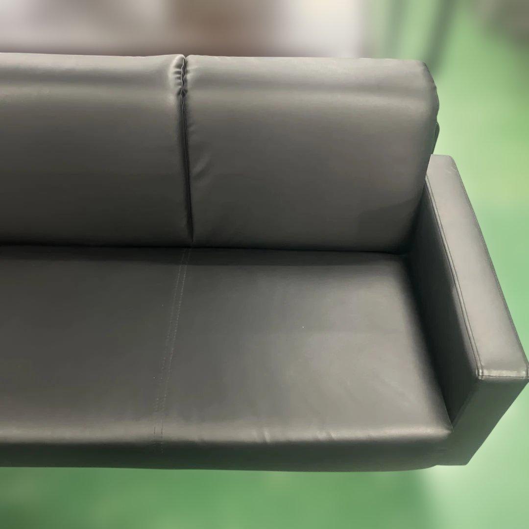 3人掛けソファー ブラック インテリア 家具