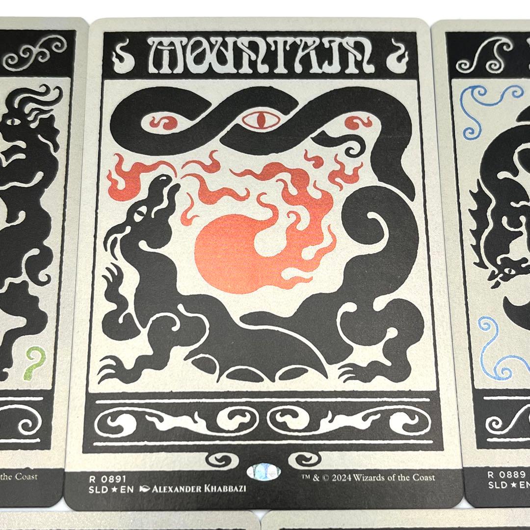 基本土地5種セット　FOIL SecretLair MTG