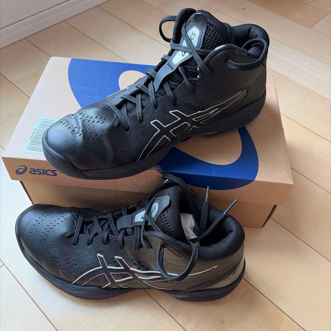 ASICS バスケットボールシューズ ブラック　ゲルフープ