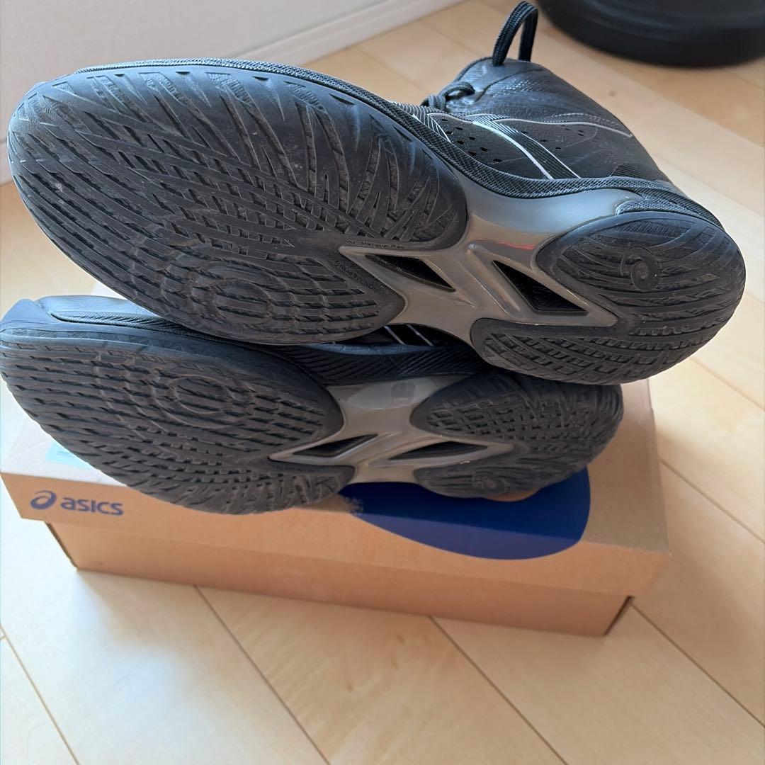 ASICS バスケットボールシューズ ブラック　ゲルフープ
