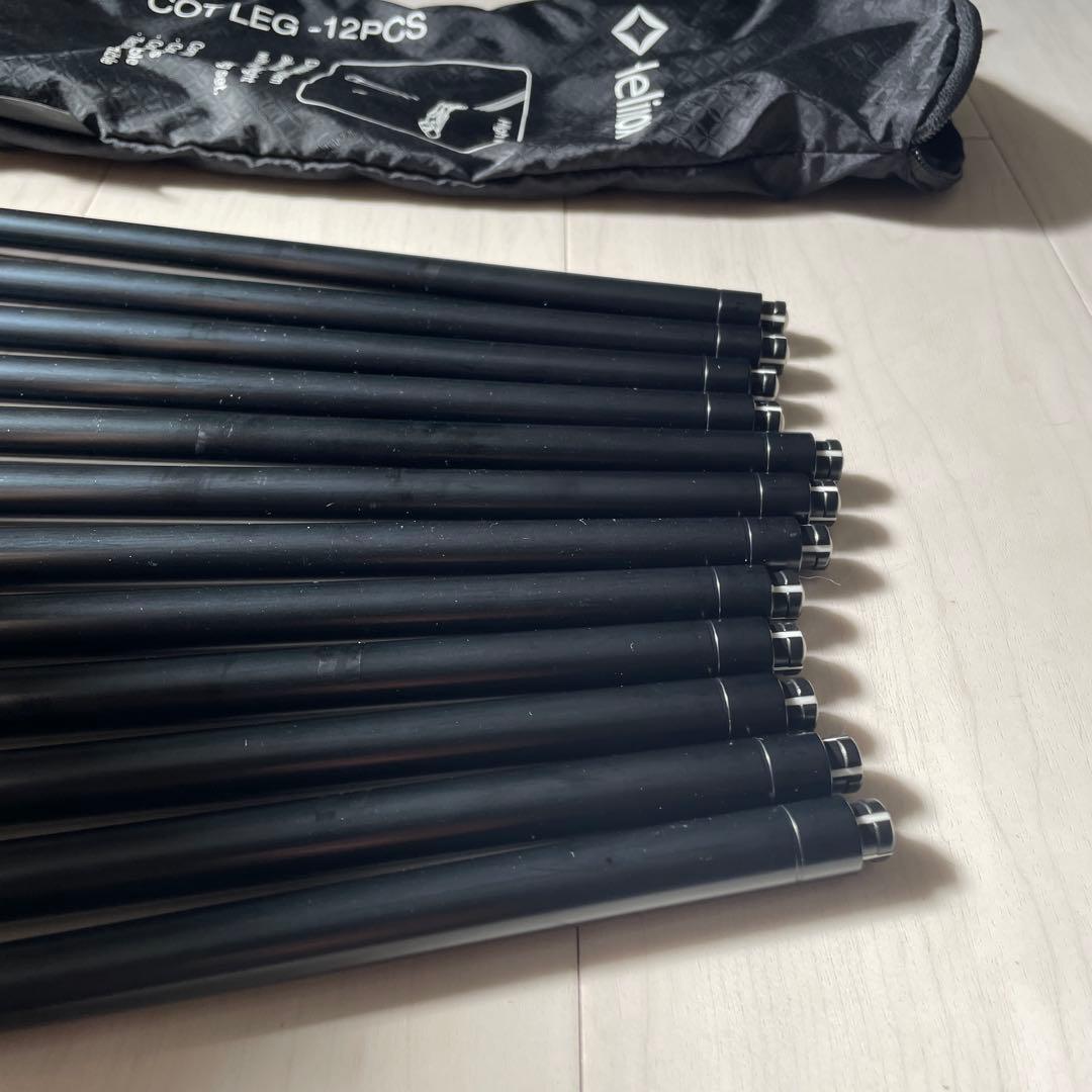 アウトドア寝具 Helinox COT LEG 12PCS