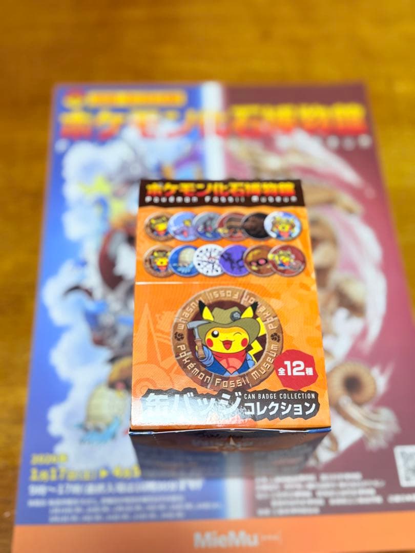 ポケモン化石博物館 缶バッジコレクション 全12種