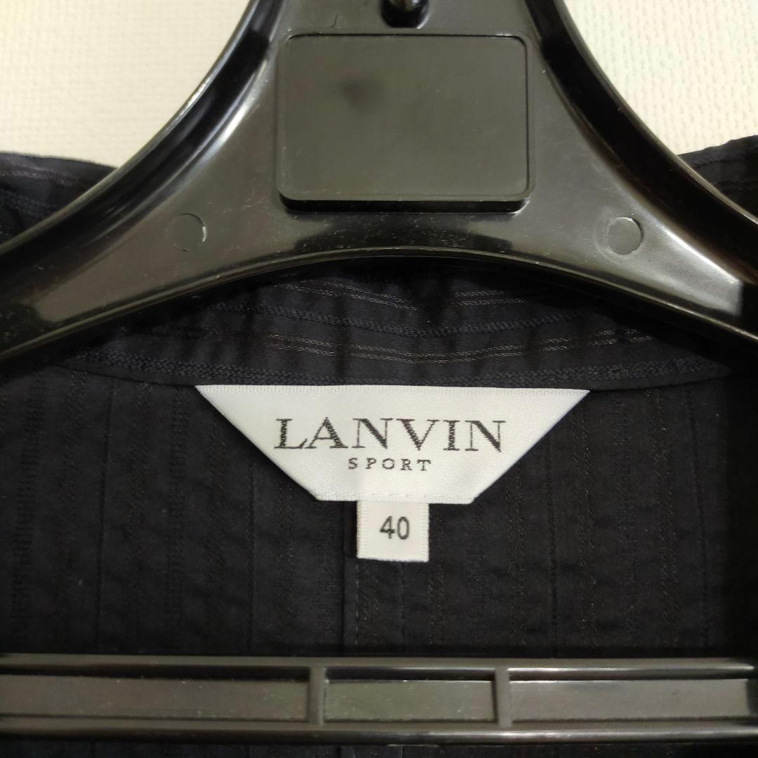 ランバン　スポール　LANVIN　SPORT　シャツ風　ワンピース　サイズ40
