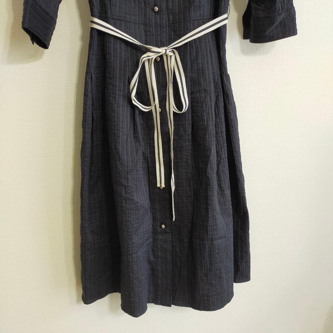 ランバン　スポール　LANVIN　SPORT　シャツ風　ワンピース　サイズ40