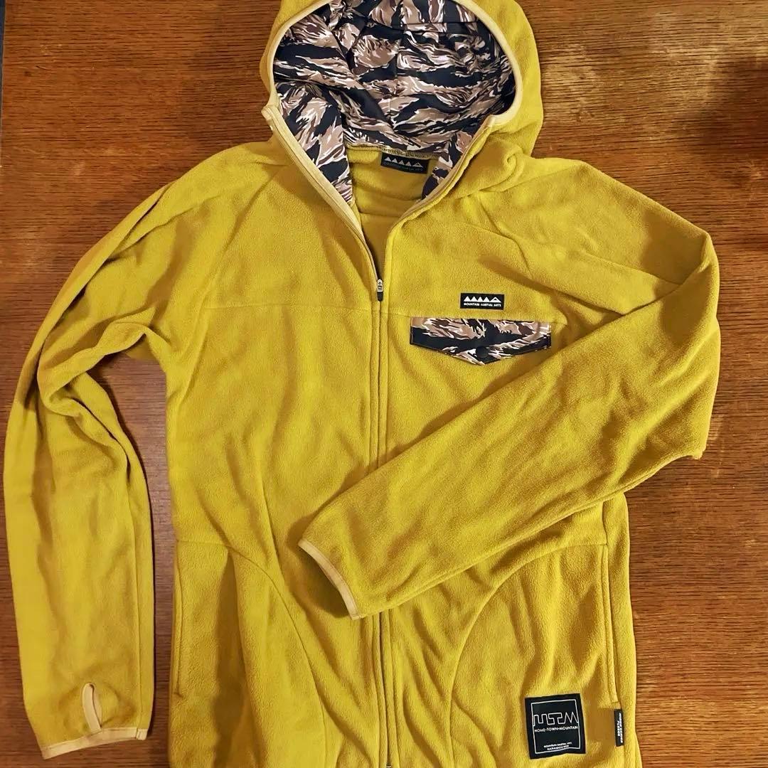 MMA POLARTEC MicroFleeceHoodie フリースマスタード