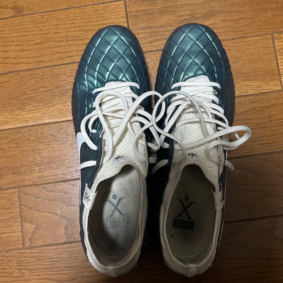 Nike サッカーシューズ メタリックグリーン