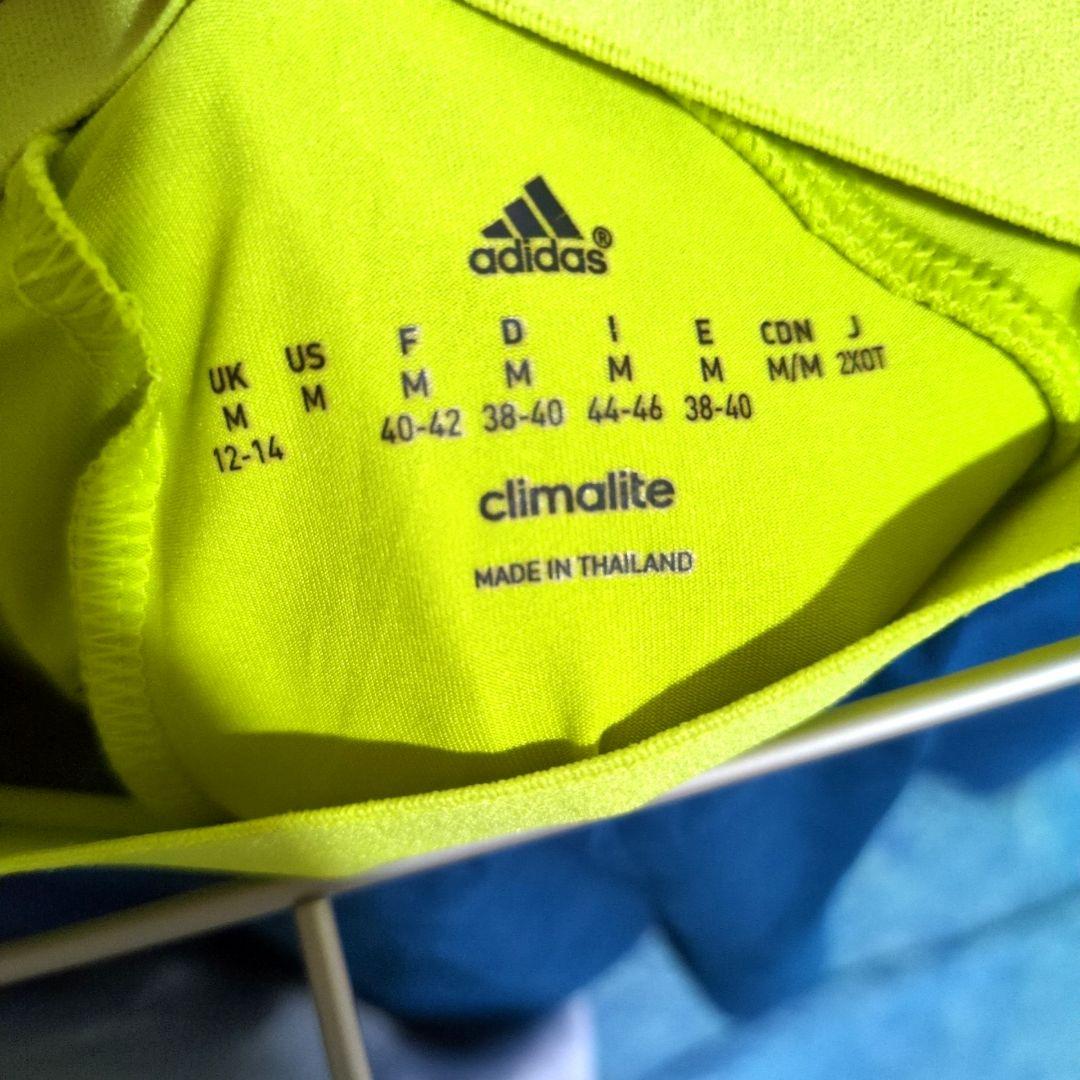 海外古着✨adidas アディダスネイビーライム スカート【 M】スポーツウェア