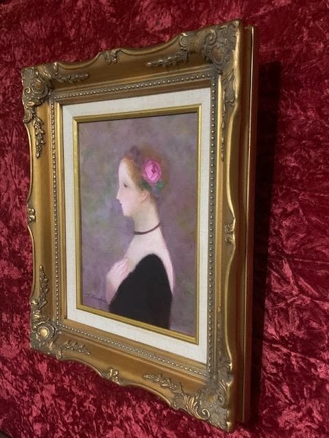 【豪華２点】黒木トモ子《２５万円／号》油彩Ｆ３☀️池畠利一《９万円／号》油彩ＳＭ