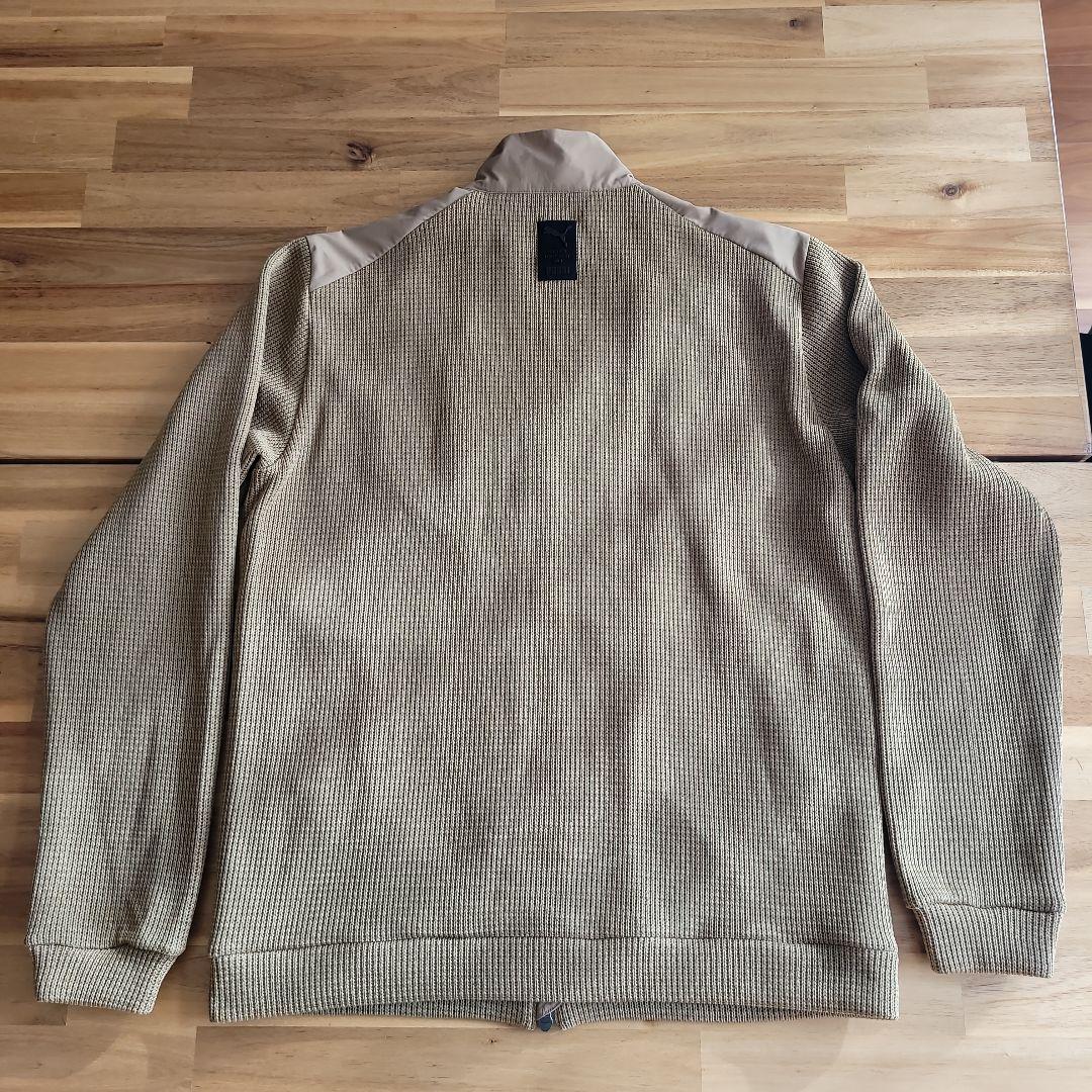 Puma ジップアップジャケット カーキ色
