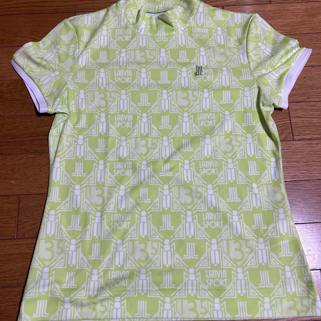 未使用品LANVIN SPORT 135周年UV総柄プリントシャツレディース