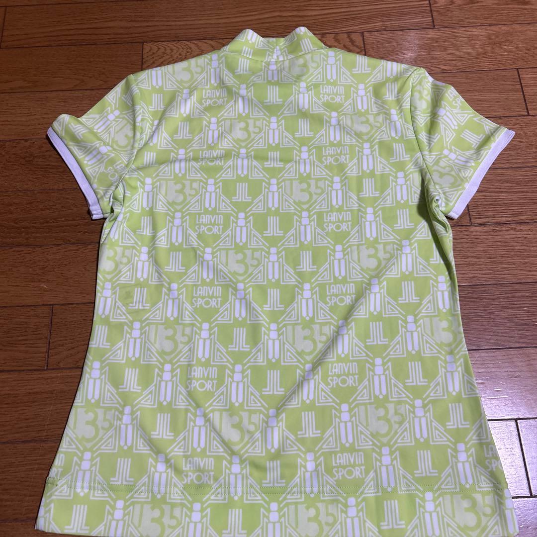 未使用品LANVIN SPORT 135周年UV総柄プリントシャツレディース
