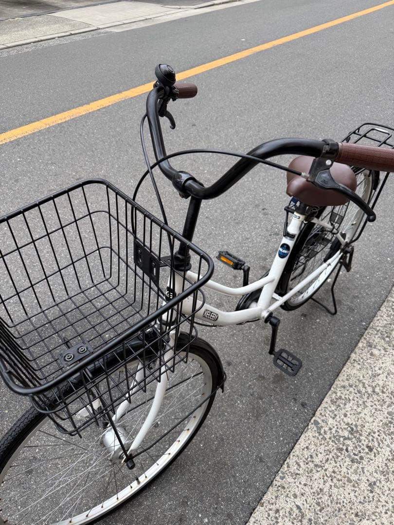 189 自転車 大阪市 【引取り限定】 美品 26インチ 大きいカゴ