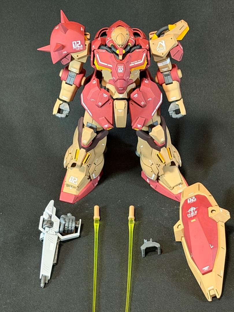 HGUC 1/144メッサーF01型 ガウマン機 塗装済み完成品