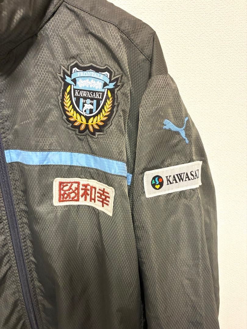 川崎フロンターレ　ジャケット　 　　 　　支給品　スポンサー付き　ジャージ