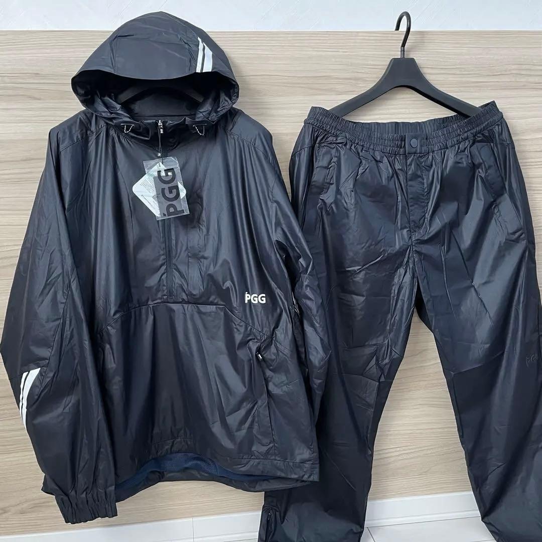 新品★79,200円 PGG パーリーゲイツ 春夏ゴルフセットアップ 濃紺 5