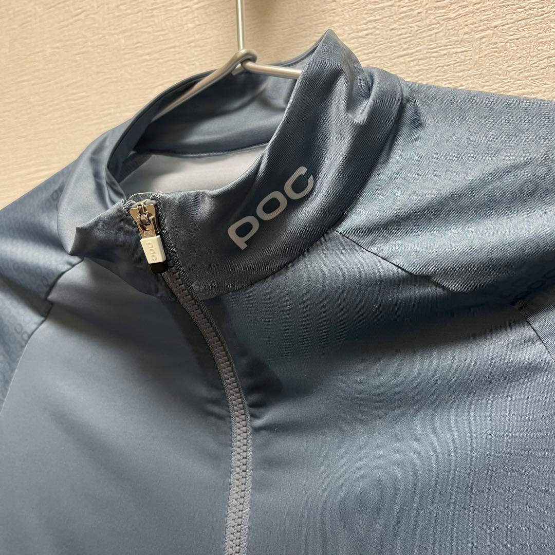 POC 長袖サイクルジャージ ブルーグレー/ブラック