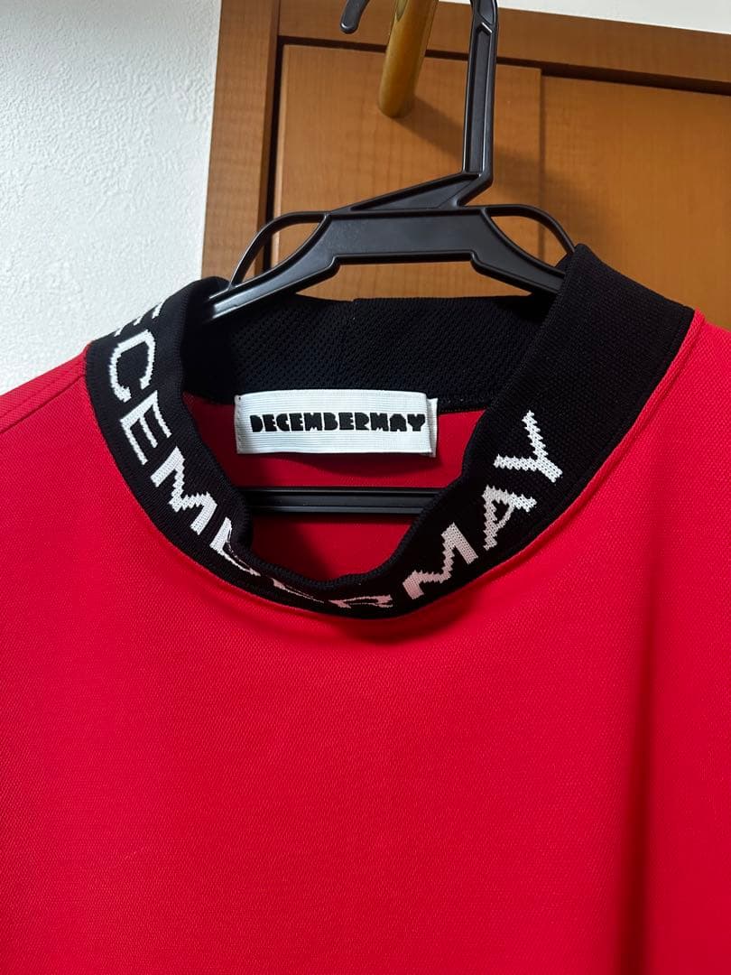 美品　DECEMBERMAY ディセンバーメイ　半袖モックネックシャツ