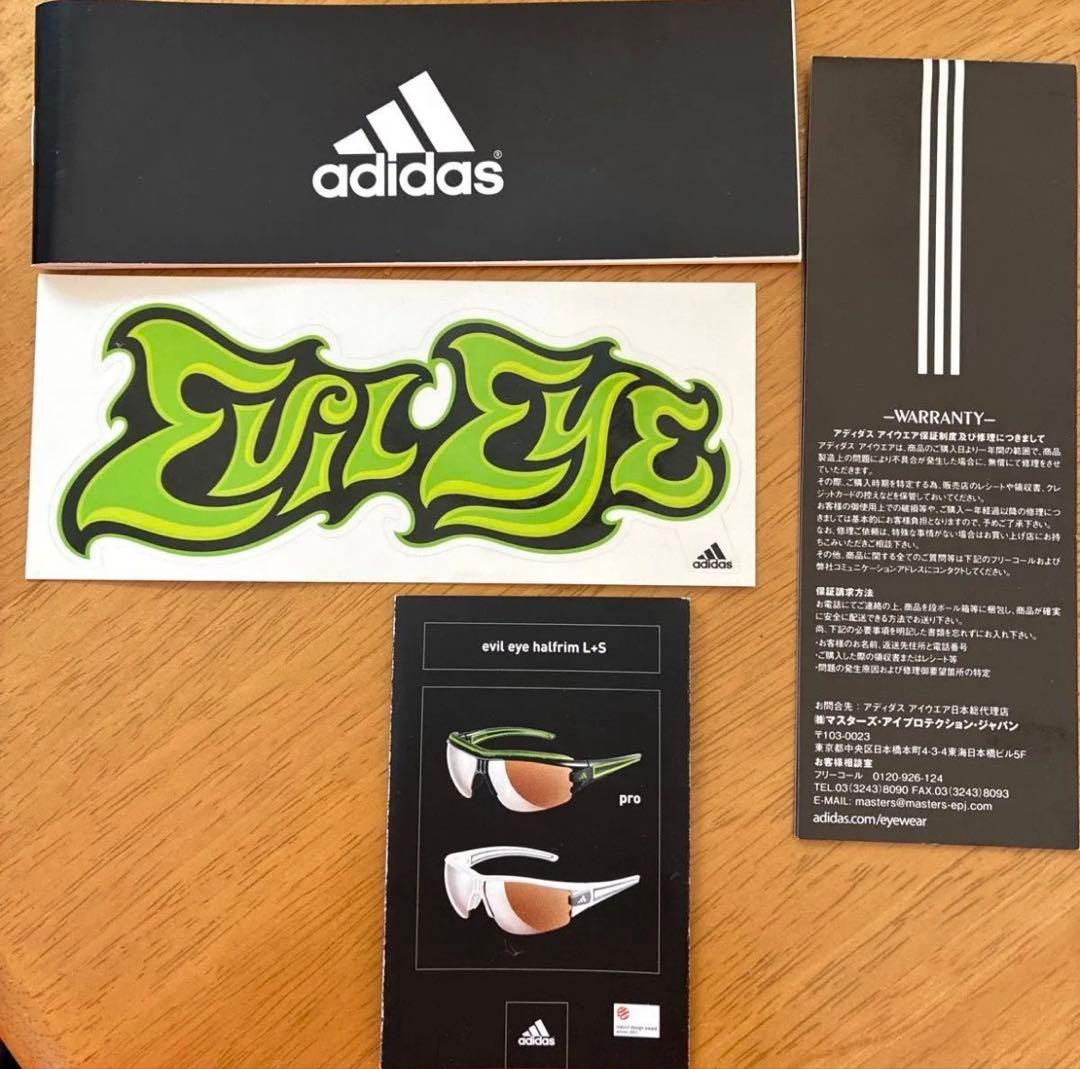 adidas アディダス 調光サングラス evil eyes BLACK MAT