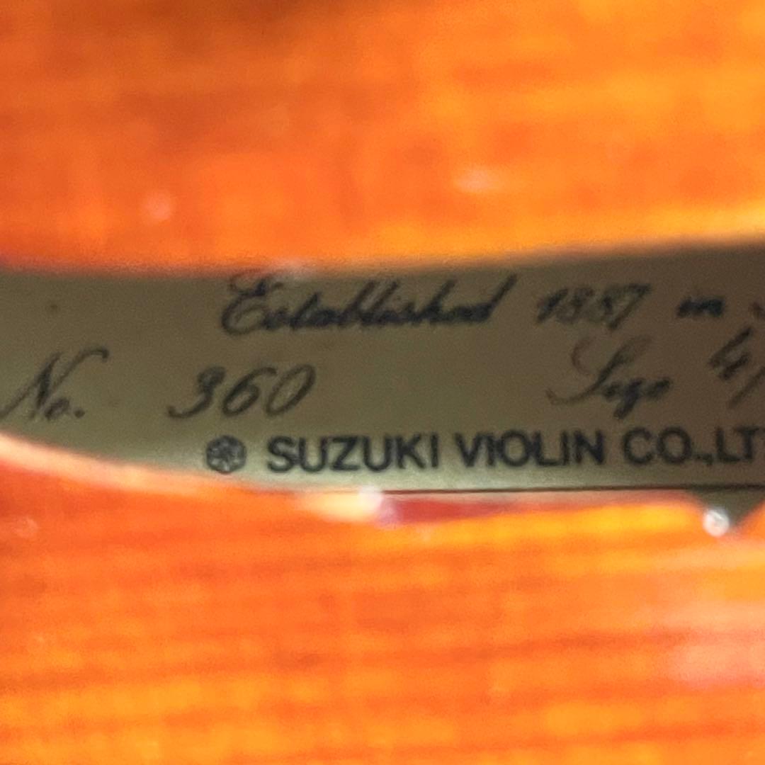 【良品】SUZUKI バイオリン No.360 4/4 1978年製 ケース付