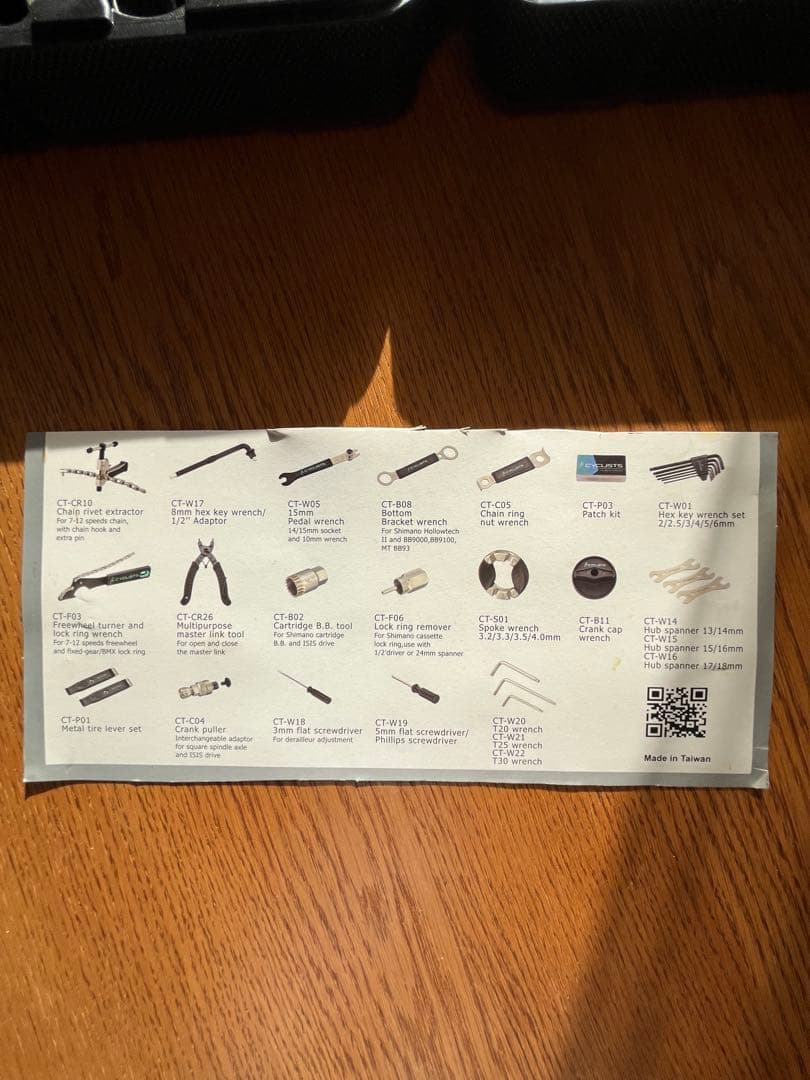 CYCLISTS 自転車用工具セット ケース