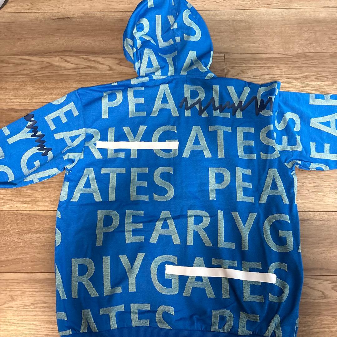 【新品　未使用】PEARLY GATES フルジップフーディ XL ブルー