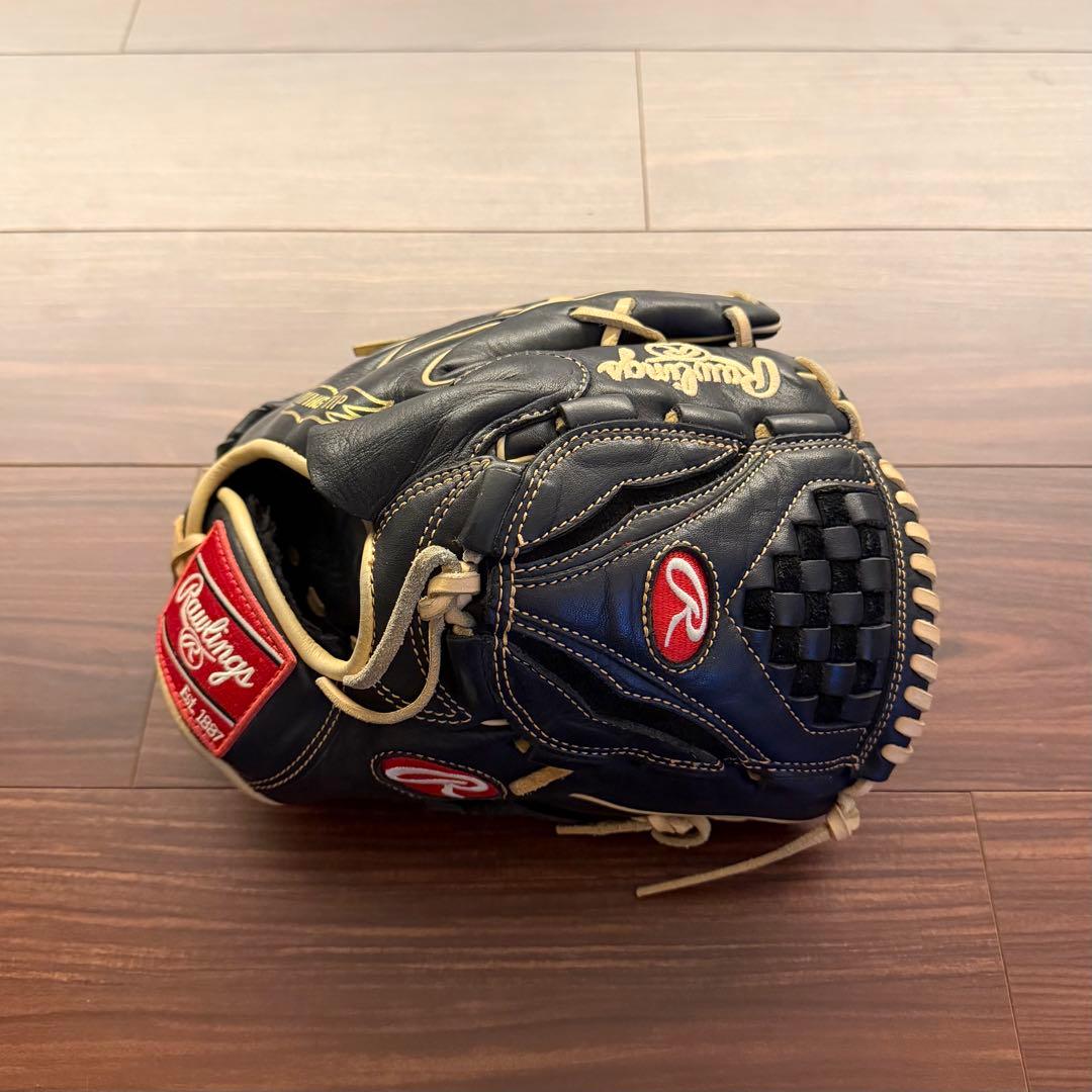 【美品】ローリングス 軟式グローブ 投手用