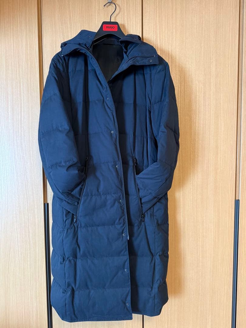 美品：HUGO BOSS（ヒューゴボス）正規品 ベンチコート XL（フード付き）