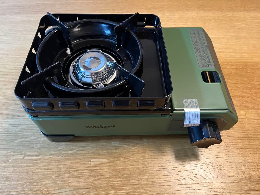 新品未使用　イワタニ カセットフー タフまるジュニアケース付き　オリーブ色