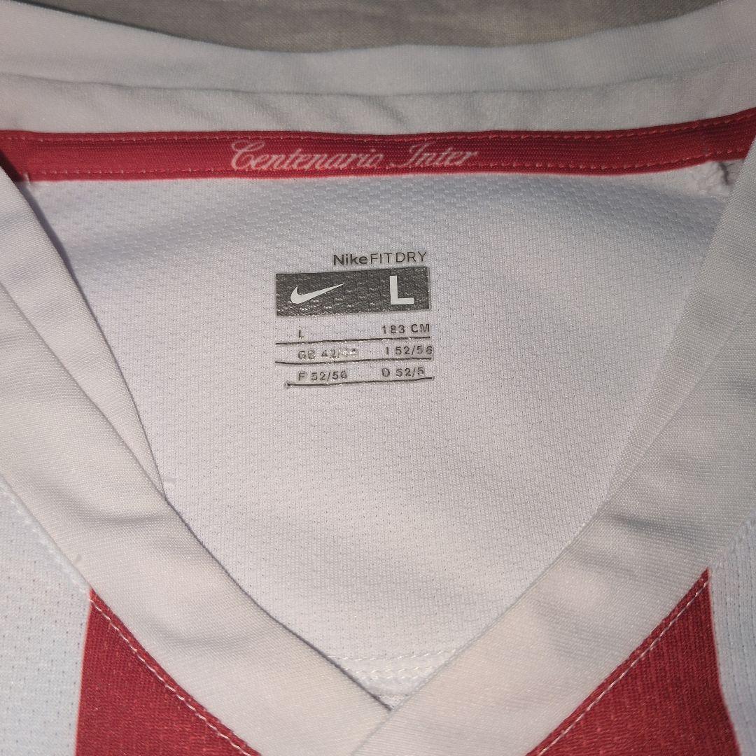 Nike製 インテルユニフォーム 07/08 100周年記念　サイズL